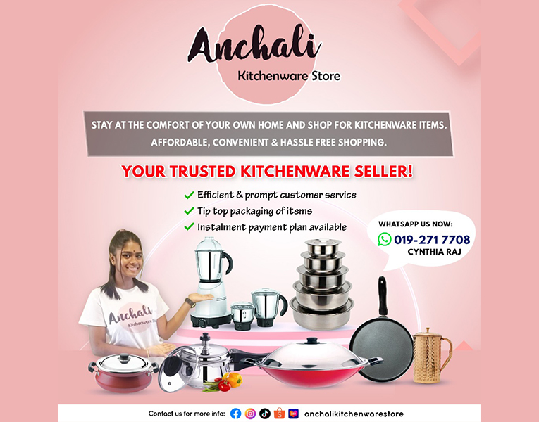 Mahu anak-anak teruskan legasi Anchali Kitchenware Store