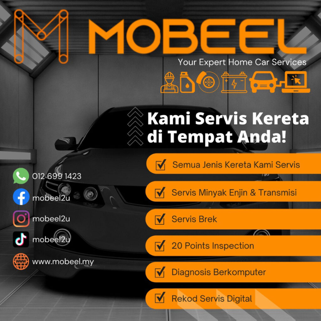 Mobeel sedia perkhidmatan selenggara kereta secara mudah alih
