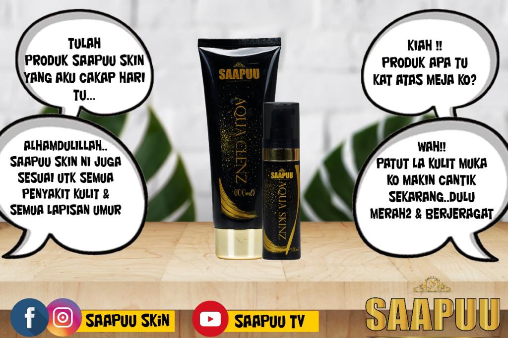 Saapuu Skin diformulasi khas untuk bantu atasi masalah kulit