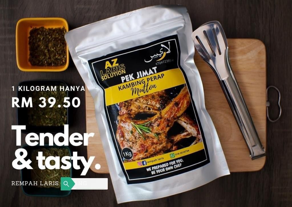 AZ Laris Solution perkenal tiga jenis pilihan daging kambing perap kepada penggemarnya