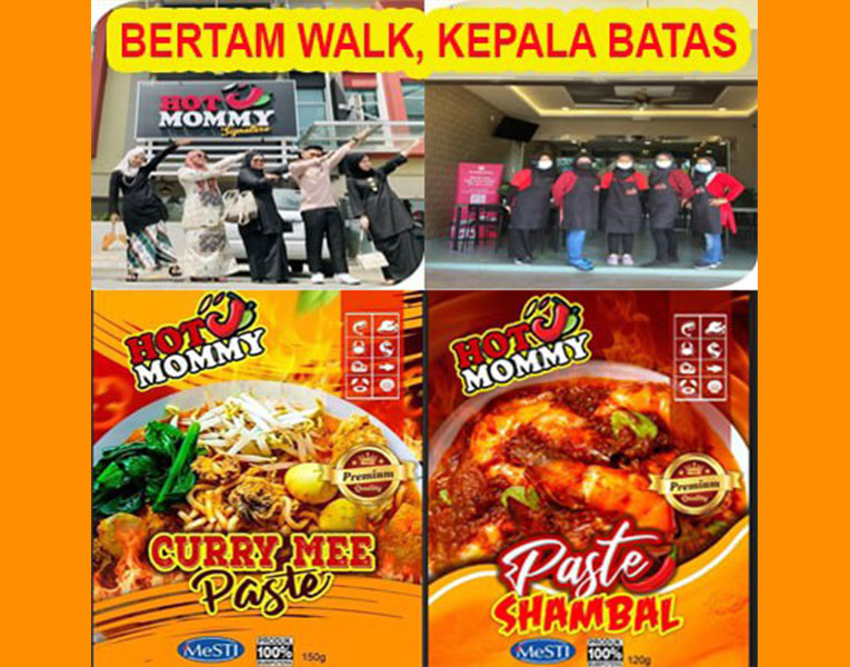 Hot Mommy Signature perkenal pes sambal dan mee kari