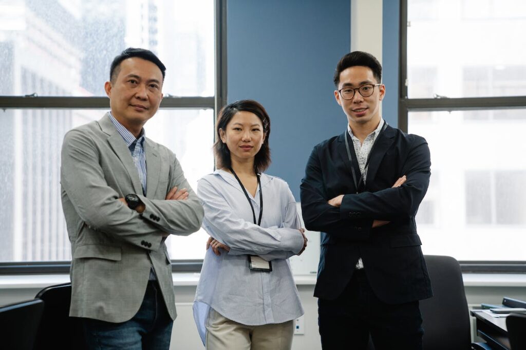 asian entrepreneurs business leadership team