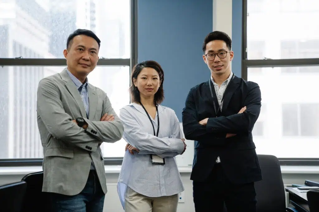 asian entrepreneurs business leadership team