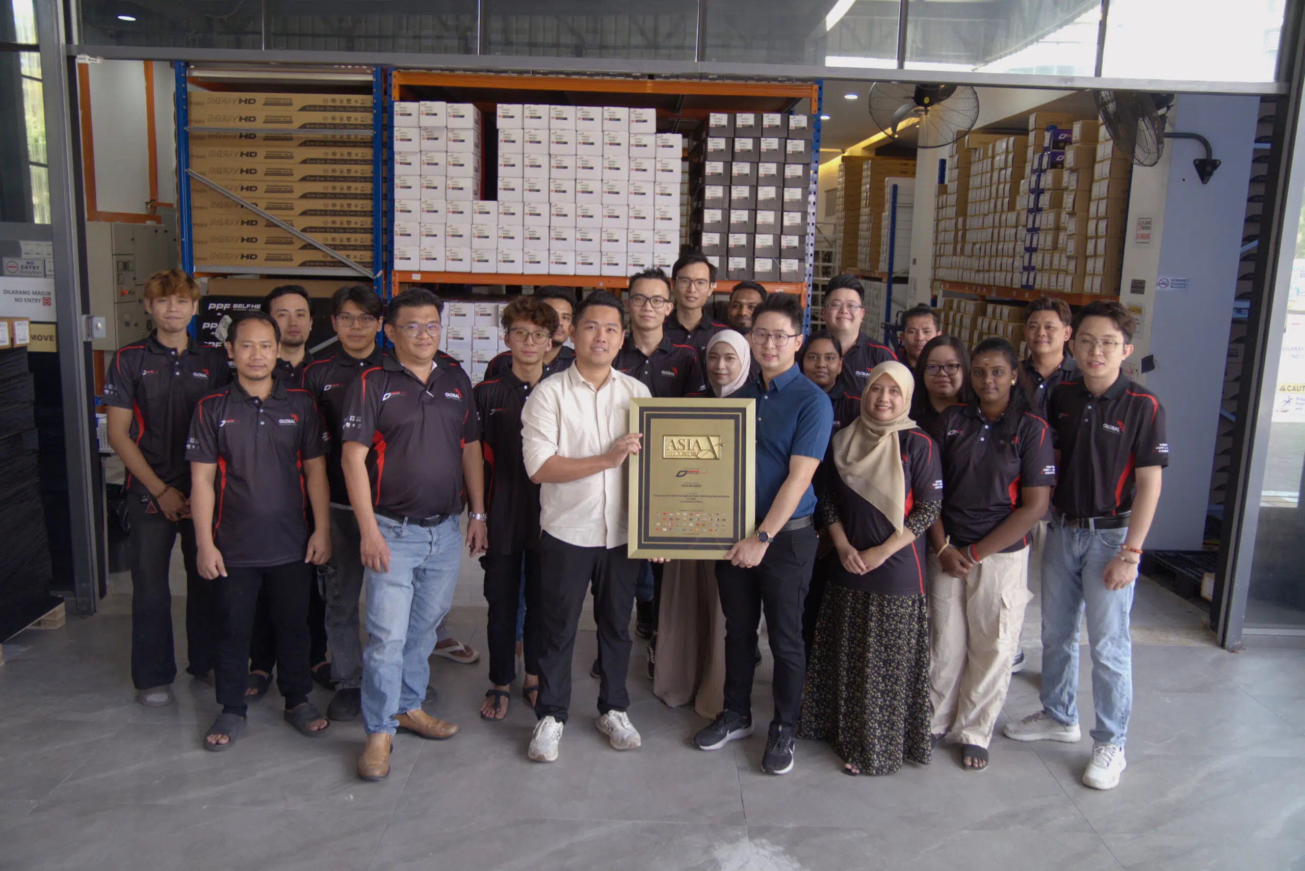 Drive Fit Asia Record Group Photo